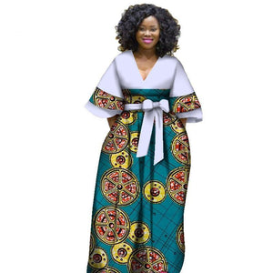 Fabulosity Buggy Abaya African Long Dress-FrenzyAfricanFashion.com