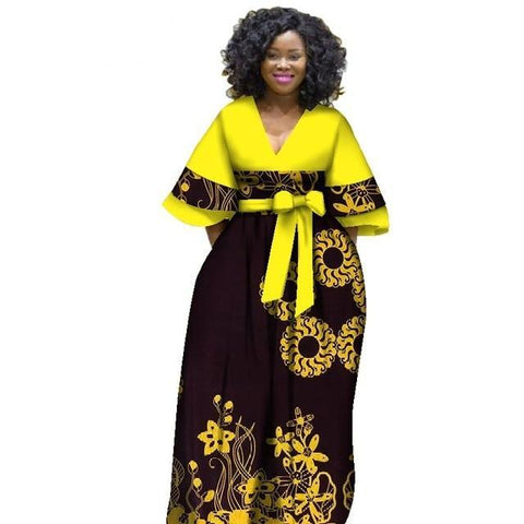 Image of Fabulosity Buggy Abaya African Long Dress 2-FrenzyAfricanFashion.com