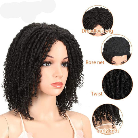 Image of Glamorous Hair 14 Inch Synthetic Crochet Braided Faux Dread Locs-FrenzyAfricanFashion.com