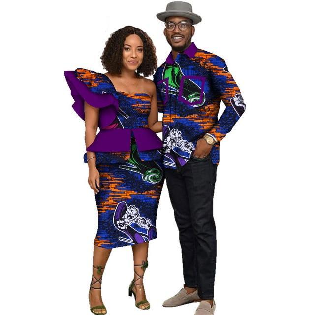 African Couple Clothing - Fabulosity Women and Men Red Attire –  FrenzyAfricanFashion.com