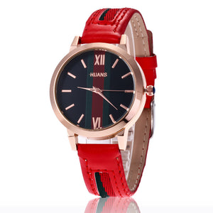 Wholesale Colorful Leather Men and Women Unisex Wrist Watches