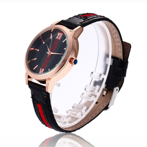 Image of Wholesale Colorful Leather Men and Women Unisex Wrist Watches-FrenzyAfricanFashion.com