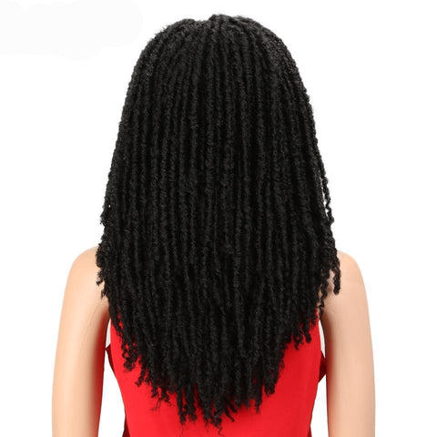 Image of Glamorous Hair 22 Inch Synthetic Crochet Braided Faux Dread Locs Long Wig-FrenzyAfricanFashion.com