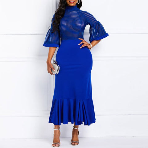 Image of Women Maxi Party Club Elegant Fashion Dress-FrenzyAfricanFashion.com